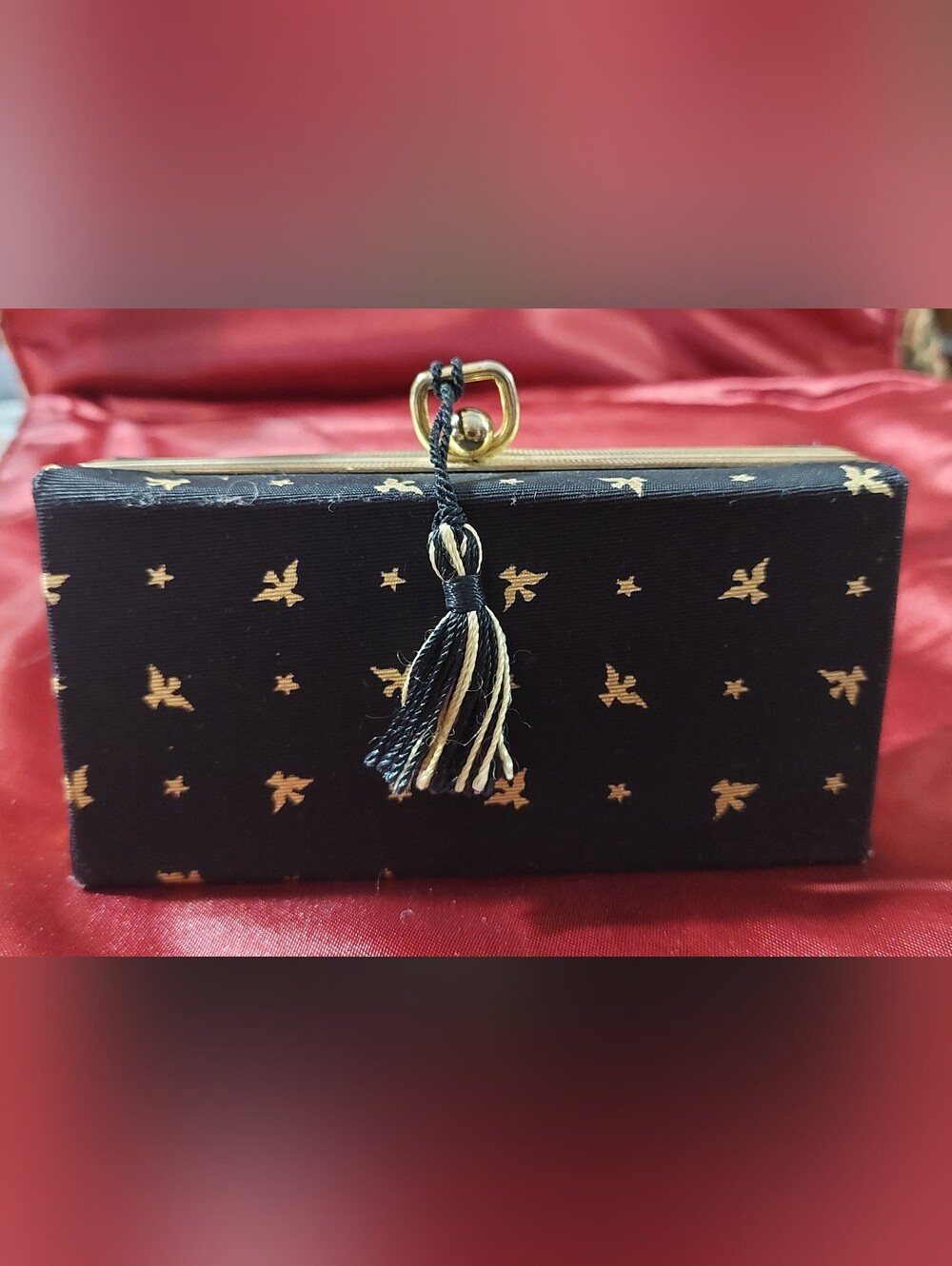 Vintage 1950's Noir Makeup Vanity Case
